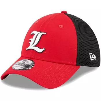 Мужская кепка New Era Red Louisville Cardinals Evergreen Neo 39THIRTY Flex Hat