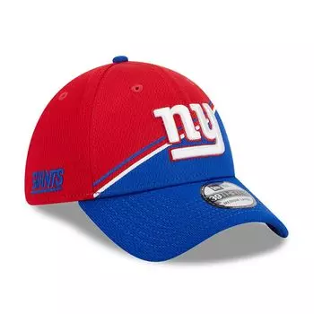 Мужская кепка New Era Red/Royal New York Giants 2023 Sideline 39THIRTY Flex Hat