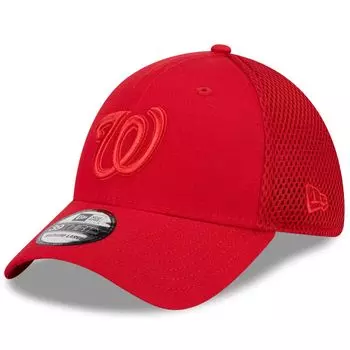 Мужская кепка New Era Red Washington Nationals Tonal Team Neo 39THIRTY Flex Hat