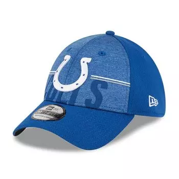 Мужская кепка New Era Royal Indianapolis Colts 2023 NFL Training Camp 39THIRTY Flex Fit