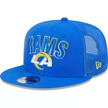 Мужская кепка New Era Royal Los Angeles Rams Grade Trucker 9FIFTY Snapback