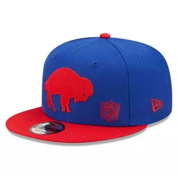 Мужская кепка New Era Royal/Red Buffalo Bills Flawless 9FIFTY Snapback