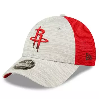 Мужская кепка New Era серо-красная Houston Rockets Active 9FORTY Snapback