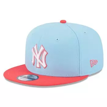 Мужская кепка New Era светло-синяя/красная New York Yankees Spring Basic двухцветная кепка Snapback 9FIFTY