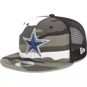 Мужская кепка New Era Urban Camo Dallas Cowboys 9FIFTY Trucker Snapback