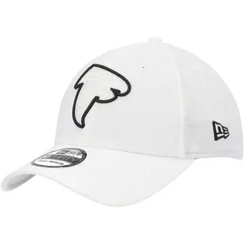 Мужская кепка New Era White Atlanta Falcons Team White Out 39THIRTY Flex Hat
