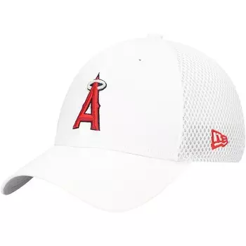 Мужская кепка New Era White Los Angeles Angels REPREVE Neo 39THIRTY Flex Hat, цвет Ang White