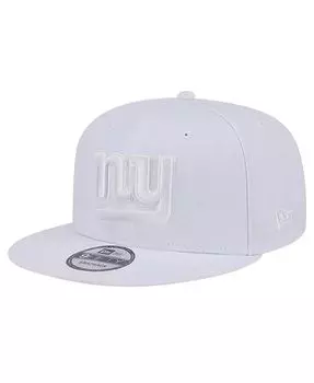 Мужская кепка New York Giants Main White on White 9Fifty Snapback New Era, белый