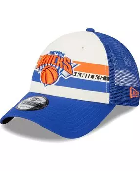 Мужская кепка New York Knicks Blue Stripes 9FORTY Trucker Snapback New Era