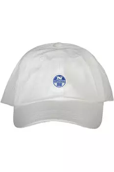 Мужская кепка North Sails хлопковая с контрастным логотипом, белый