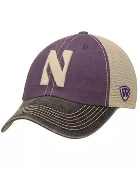 Мужская кепка Northwestern Wildcats Offroad Trucker Top Of The World, фиолетовый