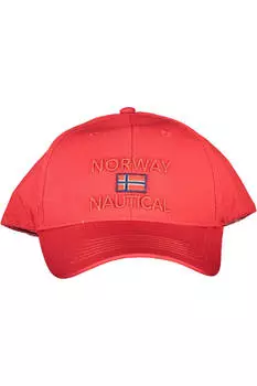 Мужская кепка Norway 1963 хлопковая с вышивкой, красный