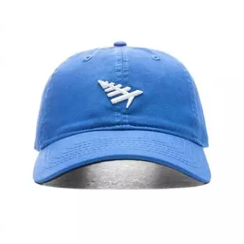 Мужская кепка-папа Overdye в цвете Galaxy Blue PAPER PLANES
