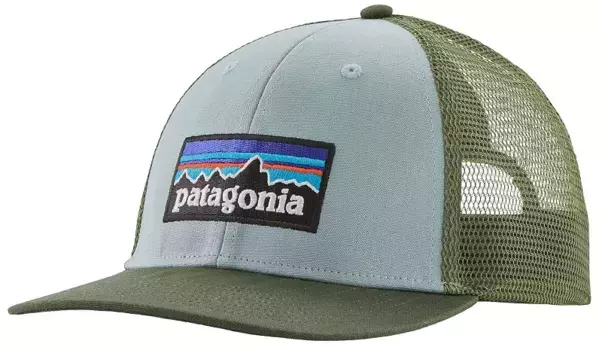 Мужская кепка Patagonia P-6 Logo LoPro Trucker Hat, цвет Thermal Blue