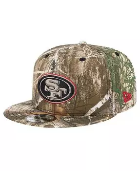 Мужская кепка Realtree Camo San Francisco 49ers Active 9FIFTY Snapback New Era, мультиколор
