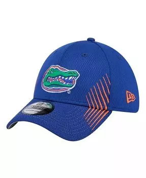 Мужская кепка Royal Florida Gators Active Slash Sides 39THIRTY Flex New Era, синий