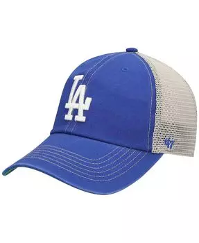 Мужская кепка Royal Los Angeles Dodgers Trawler Clean Up Trucker Snapback '47 Brand