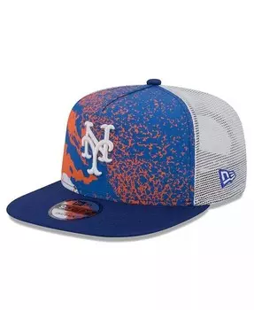 Мужская кепка Royal New York Mets Court Sport 9Fifty Snapback New Era, синий