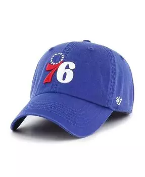 Мужская кепка Royal Philadelphia 76ers Classic Franchise Flex Hat '47 Brand, синий