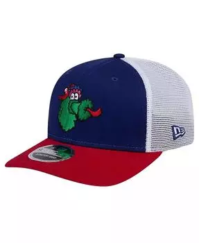 Мужская кепка Royal Philadelphia Phillies Phanatic 9SEVENTY Trucker Snapback New Era, синий