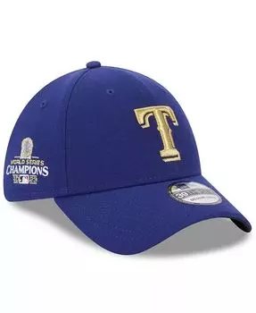 Мужская кепка Royal Texas Rangers 2024 Gold Collection 39THIRTY Flex Hat New Era, синий