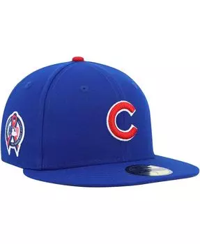 Мужская кепка с боковой нашивкой в честь Мемориала 11 сентября Royal Chicago Cubs 59Fifty. New Era