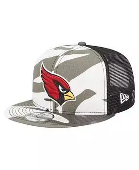 Мужская кепка с камуфляжем Urban Camo Arizona Cardinals 9FIFTY Trucker Snapback New Era, зеленый