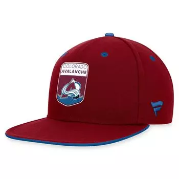 Мужская кепка с логотипом Fanatics бордового цвета Colorado Avalanche драфта НХЛ 2023 года