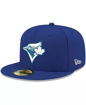 Мужская кепка с логотипом Royal Toronto Blue Jays белая 59FIFTY New Era