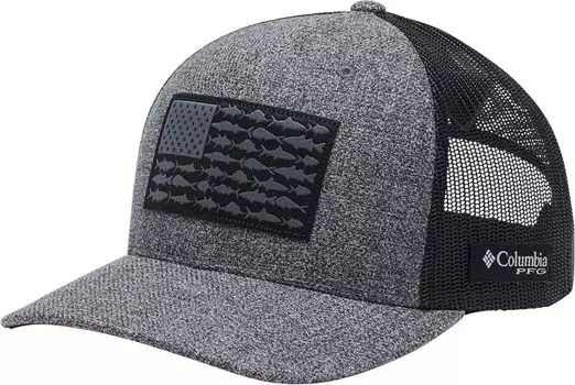 Мужская кепка с сетчатым флагом Columbia PFG Snapback, мультиколор