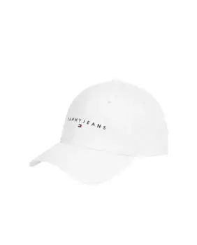 Мужская кепка с вышитым логотипом и изогнутым козырьком Tommy Jeans, белый