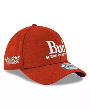 Мужская кепка Scarlet Hendrick Motorsports Budweiser 39THIRTY Flex Hat New Era, красный