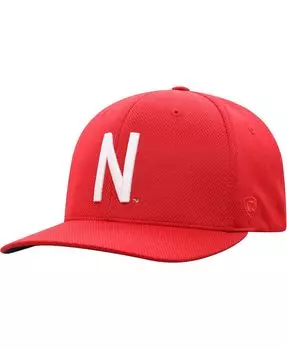 Мужская кепка Scarlet Nebraska Huskers Reflex с логотипом Top of the World