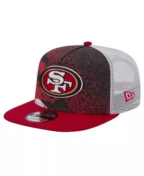 Мужская кепка Scarlet San Francisco 49ers Court Sport 9fifty Snapback New Era, красный