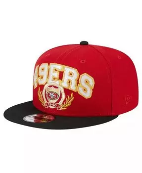 Мужская кепка Snapback 9FIFTY алого/черного цвета San Francisco 49ers Team Create 9FIFTY New Era, красный