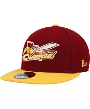 Мужская кепка Snapback 9FIFTY Cleveland Charge 2022-23 NBA G League Draft 9FIFTY, винно-золотая New Era
