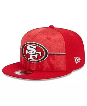 Мужская кепка Snapback 9FIFTY San Francisco 49ers 2023 NFL Training Camp Scarlet 9FIFTY New Era, красный