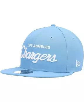 Мужская кепка Snapback Los Angeles Chargers Griswold Original Fit 9FIFTY синего цвета New Era