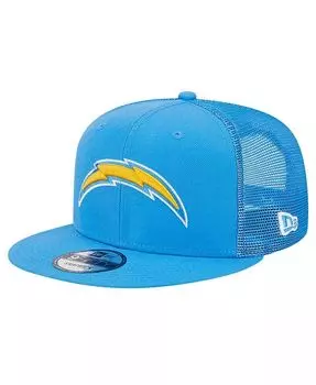 Мужская кепка Snapback Los Angeles Chargers Main Trucker 9FIFTY синего цвета New Era, синий