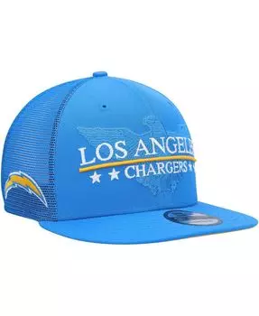 Мужская кепка Snapback Los Angeles Chargers Totem 9FIFTY синего цвета New Era