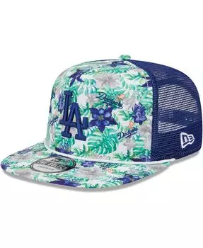 Мужская кепка Snapback Los Angeles Dodgers Tropic с цветочным принтом New Era