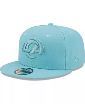 Мужская кепка Snapback Los Angeles Rams Color Pack 9FIFTY Aqua Los Angeles Rams New Era, синий