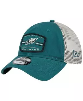 Мужская кепка Snapback Midnight Green Philadelphia Eagles Property Trucker 9TWENTY New Era