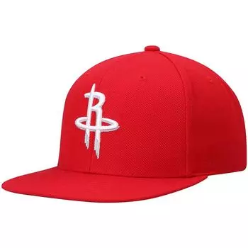 Мужская кепка Snapback Mitchell & Ness Red Houston Rockets Ground 2.0
