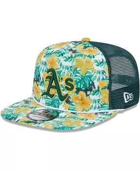 Мужская кепка Snapback Oakland Athletics Tropic с цветочным принтом New Era
