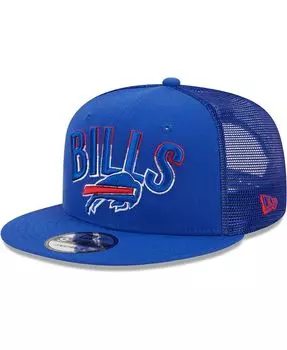 Мужская кепка Snapback Royal Buffalo Bills Grade Trucker 9FIFTY New Era