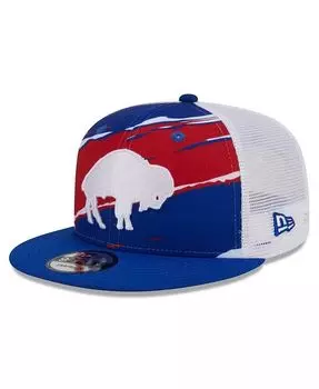 Мужская кепка Snapback Royal Buffalo Bills Historic Tear Trucker 9FIFTY New Era, синий