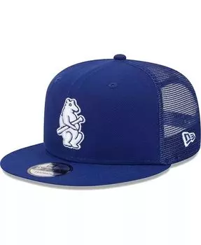 Мужская кепка Snapback Royal Chicago Cubs Cooperstown Collection Team Color Trucker 9FIFTY New Era, синий