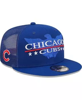 Мужская кепка Snapback Royal Chicago Cubs Patriot Trucker 9FIFTY New Era