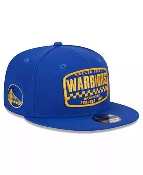 Мужская кепка Snapback Royal Golden State Warriors 2024 NBA All-Star Game Rally Drive Finish Line с нашивкой 9FIFTY New Era, синий